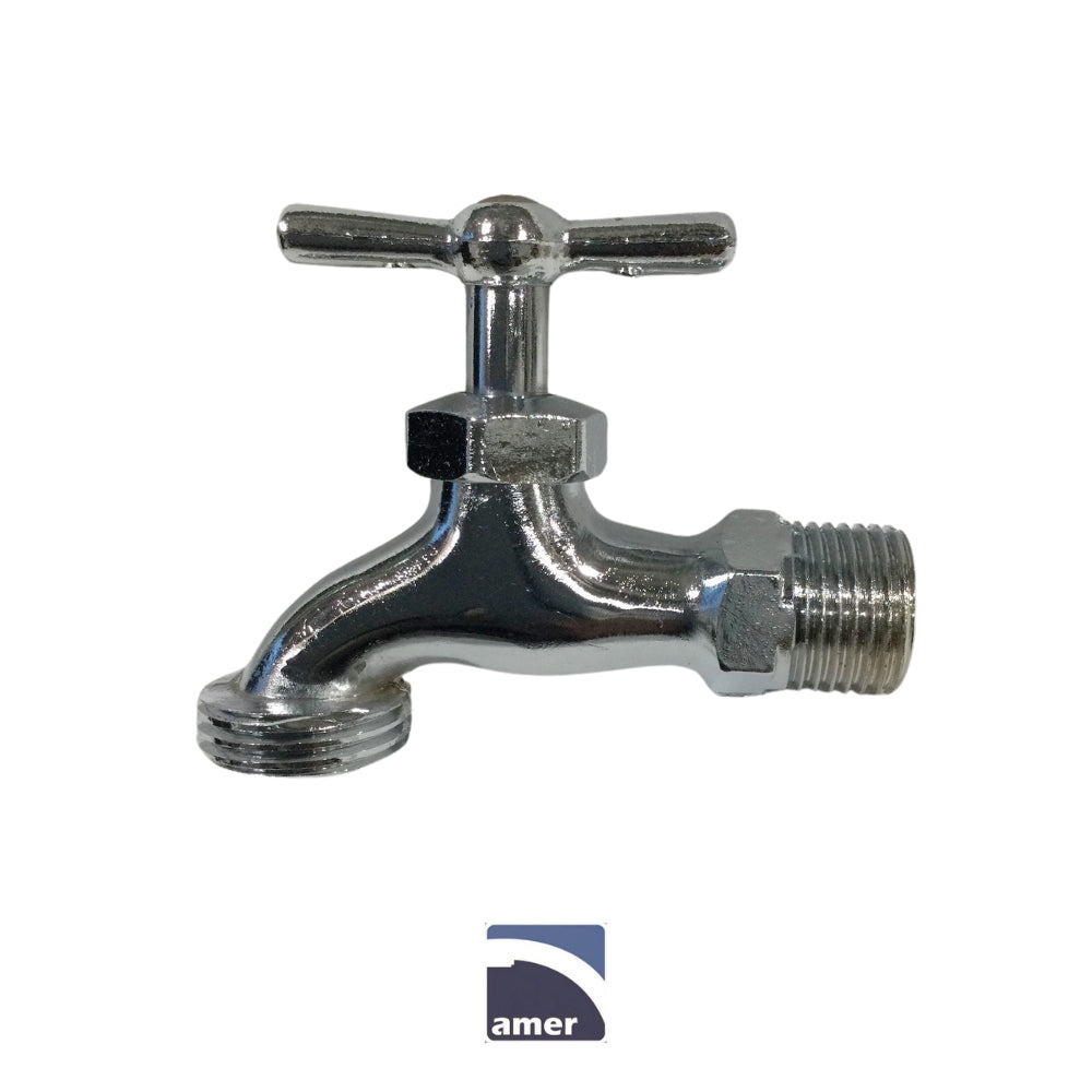 LLAVE DE CHORRO CROMADA 1/2 PULGADAS