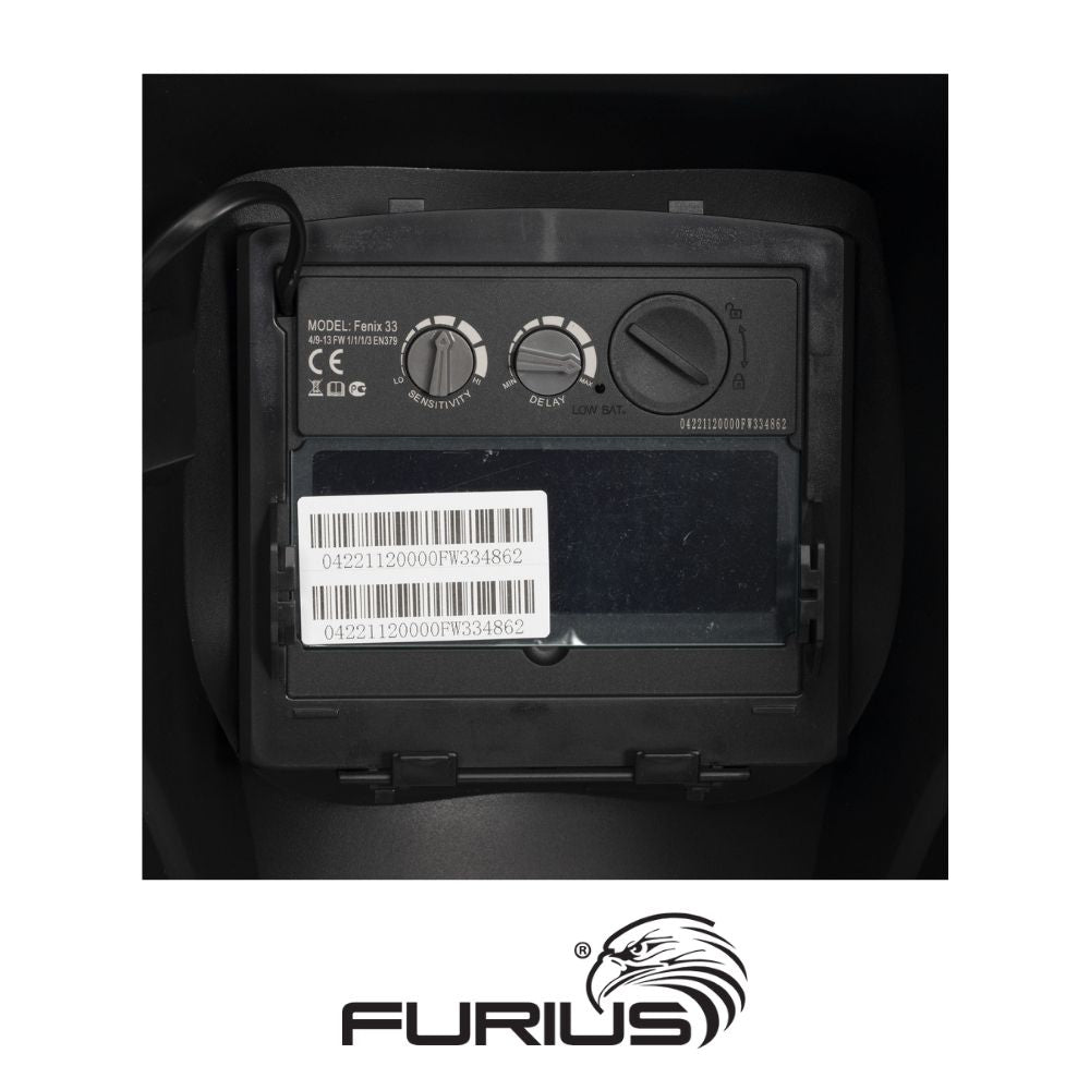 MASCARA DE SOLDAR FOTOSENSIBLE FURIUS FENIX 330