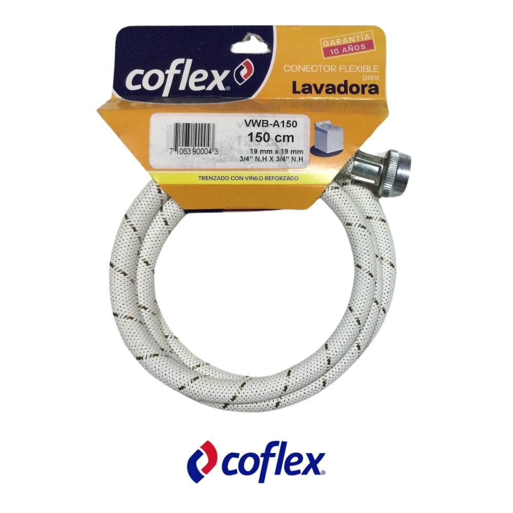 MANGUERA PARA LAVADORA 3/4 PULGADAS X 1.5M VWB-A150 COFLEX