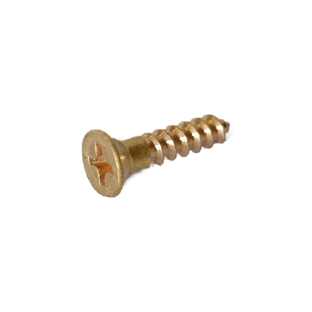 TORNILLO PARA MADERA CAB PLANA PHILLIPS LATON #6 x 5/8 PULGADAS