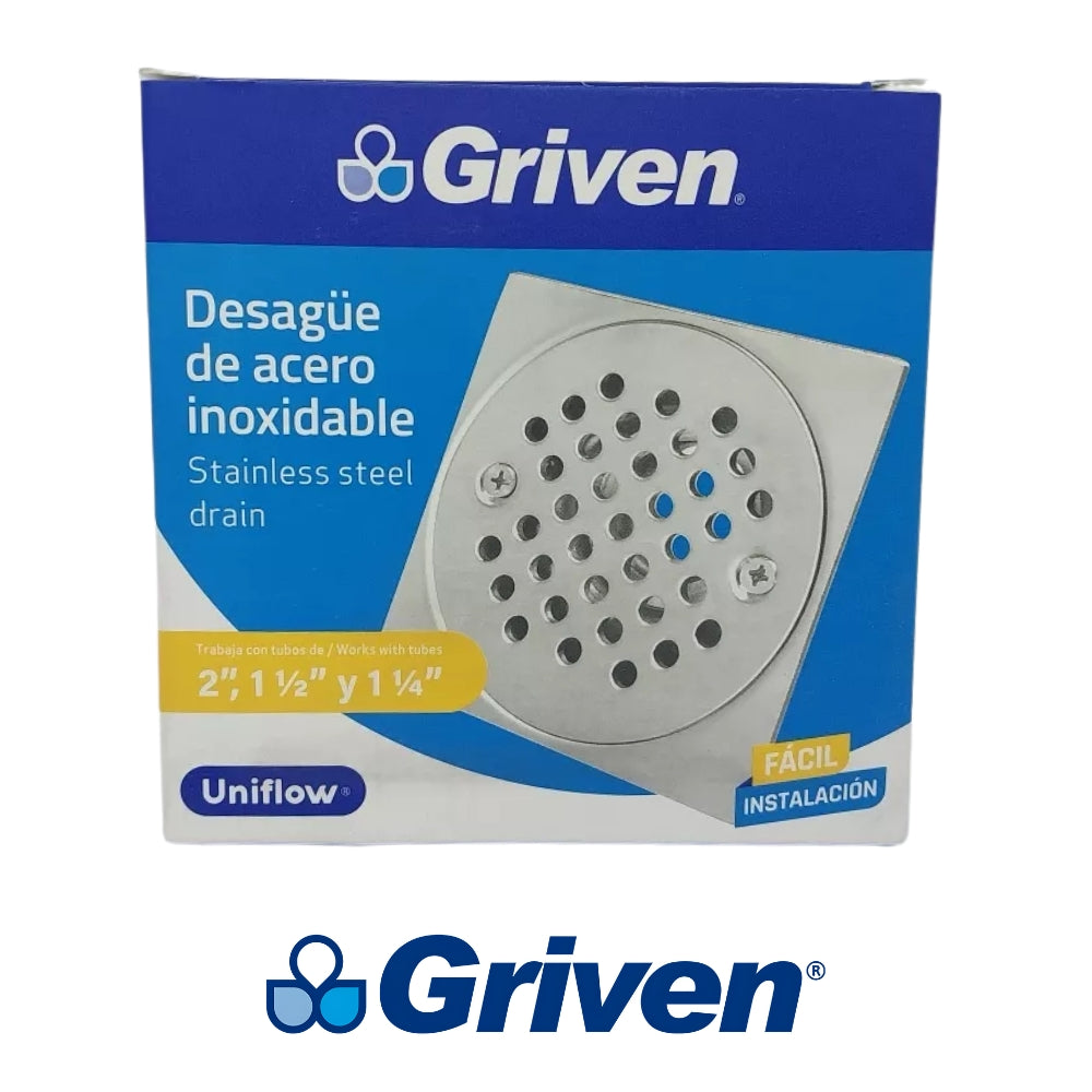 DESAGUE DE ACERO INOXIDABLE 2 PULGADAS GRIVEN A367-SD-10A1