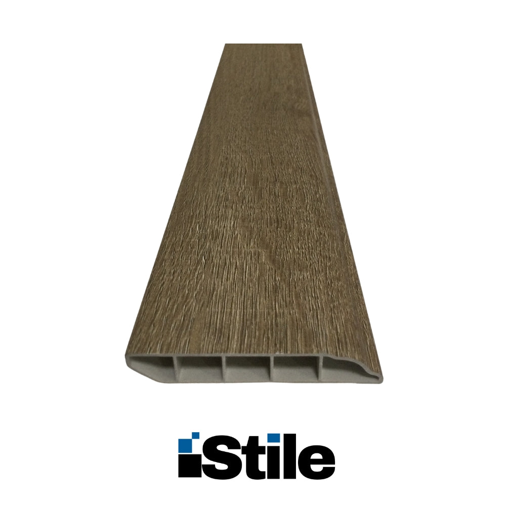 ZOCALO PARA PISO PVC-SPC NOGAL AMERICANO 2400x70x12MM SPC-HYW-73061