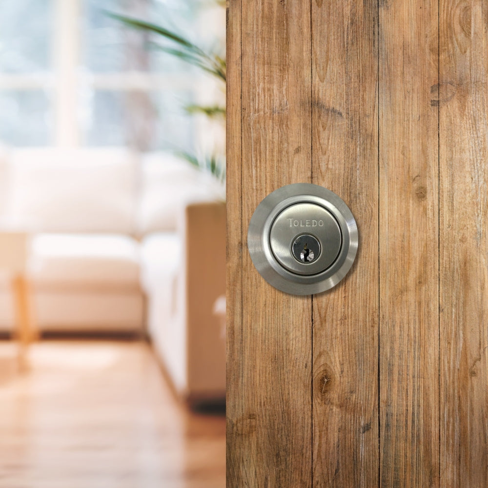 CERRADURA DEADBOLT LLAVE-LLAVE ACERO INOXIDABLE TOLEDO