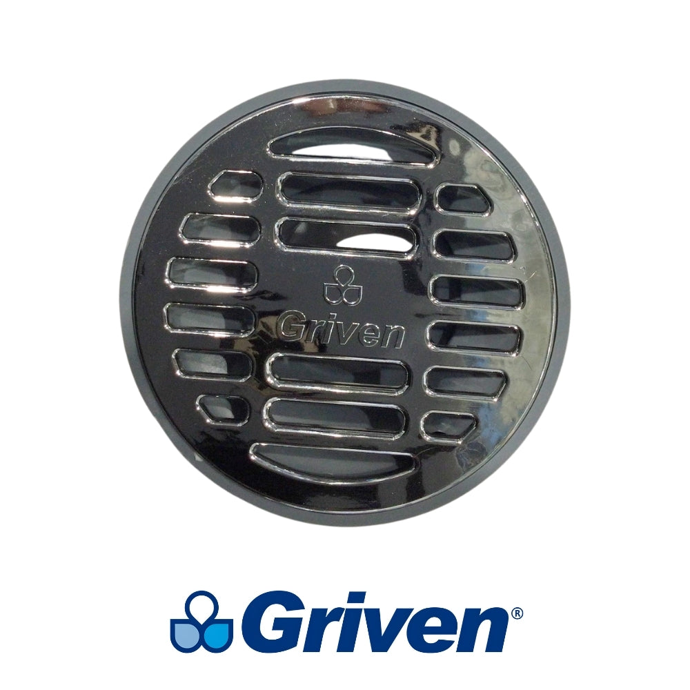 DESAGUE DE ABS CROMADO PARA PISO 4 PULGADAS GRIVEN A367-AD-4