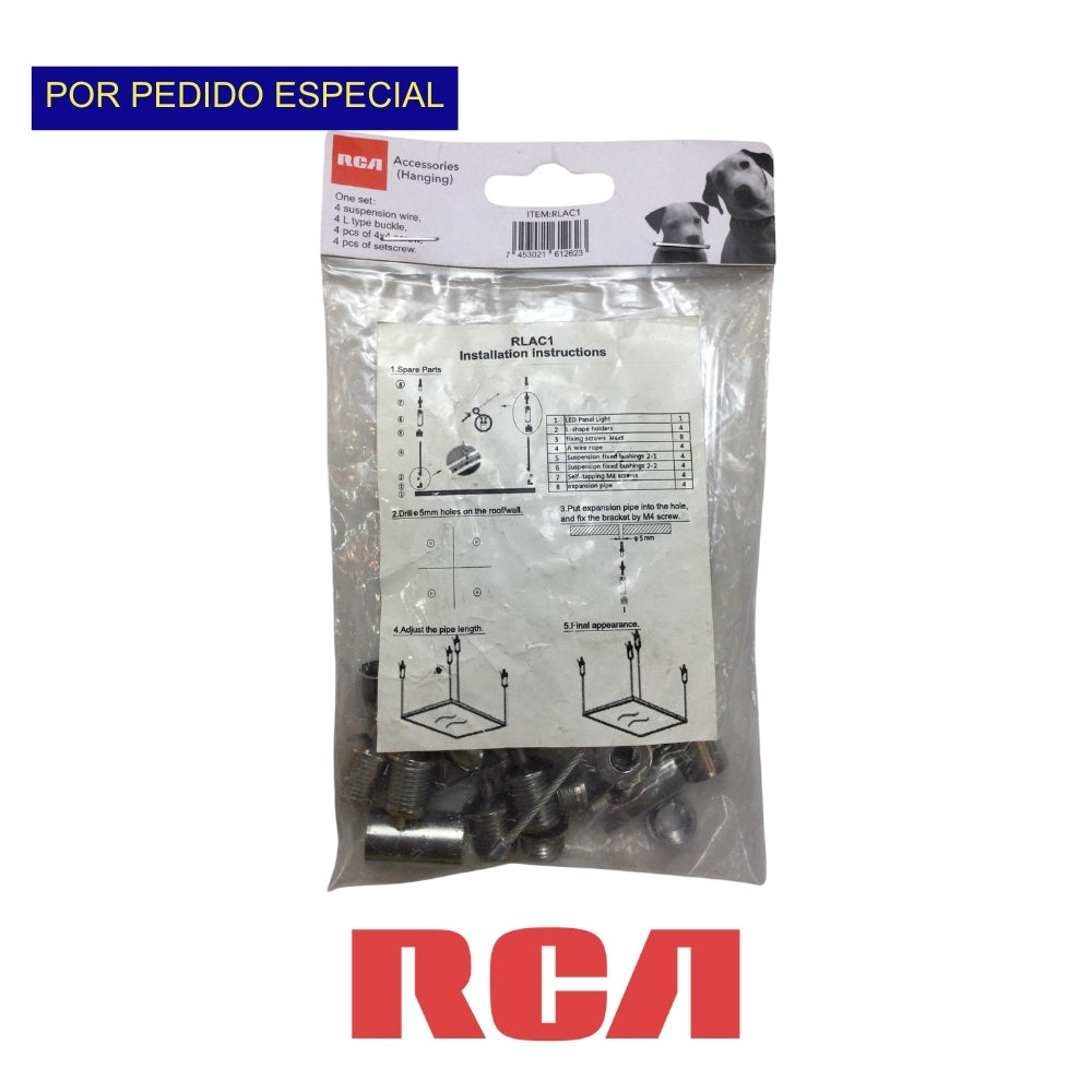 KIT ACCESORIO DE SUSPENSION PARA PANEL LED (RLAC1)