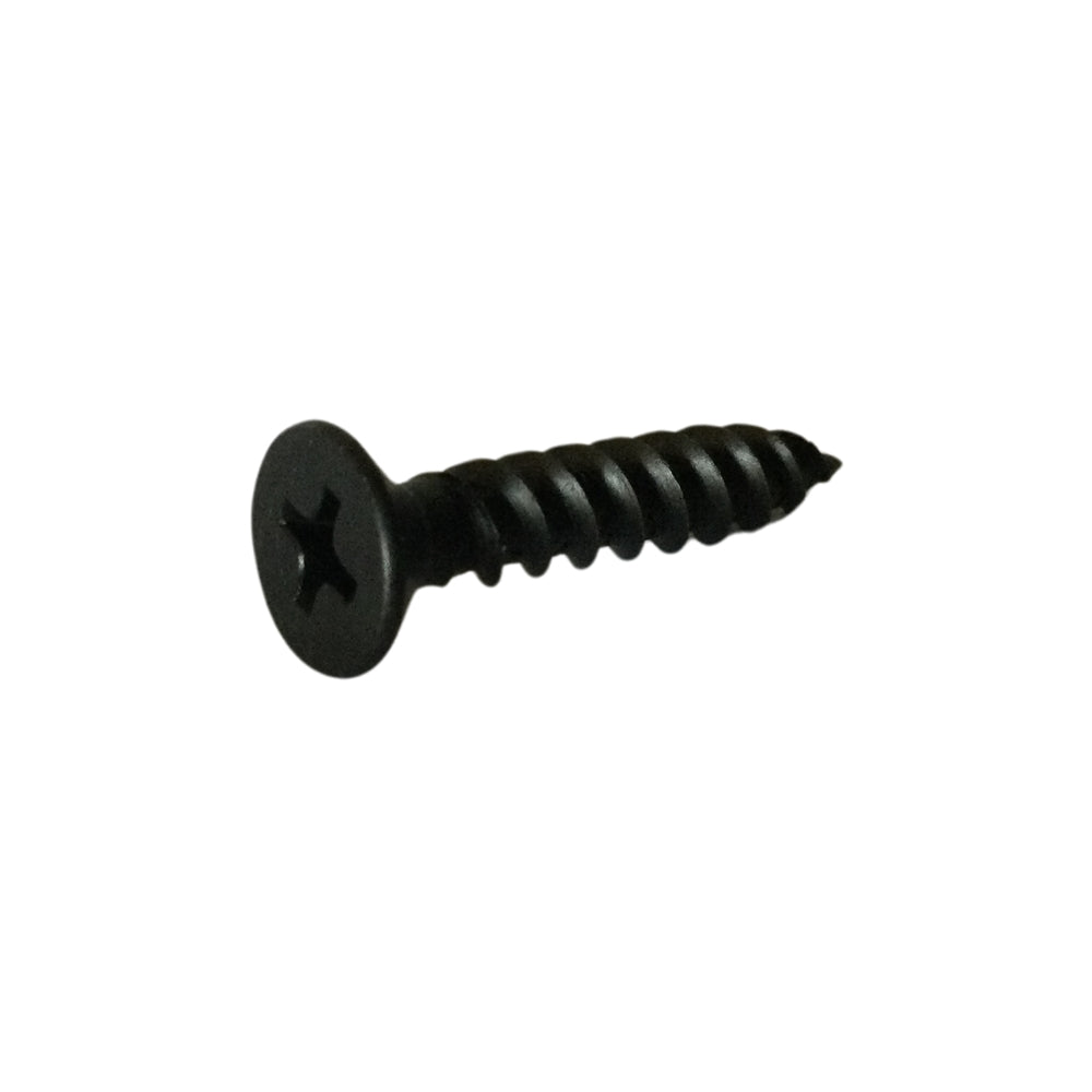 TORNILLO PARA MADERA DOBLE ROSCA CAB PLANA PHILLIPS NEGRO #10 x 1 PULGADAS