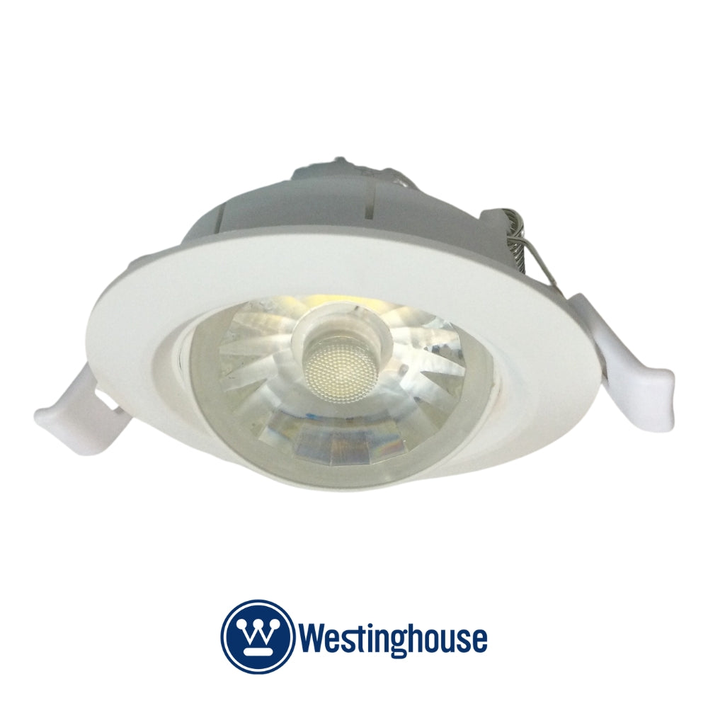 LAMPARA LED REDONDO EMPOTRABLE DIRIGIBLE 8W 6500K 550LM 9X6 CM 110V