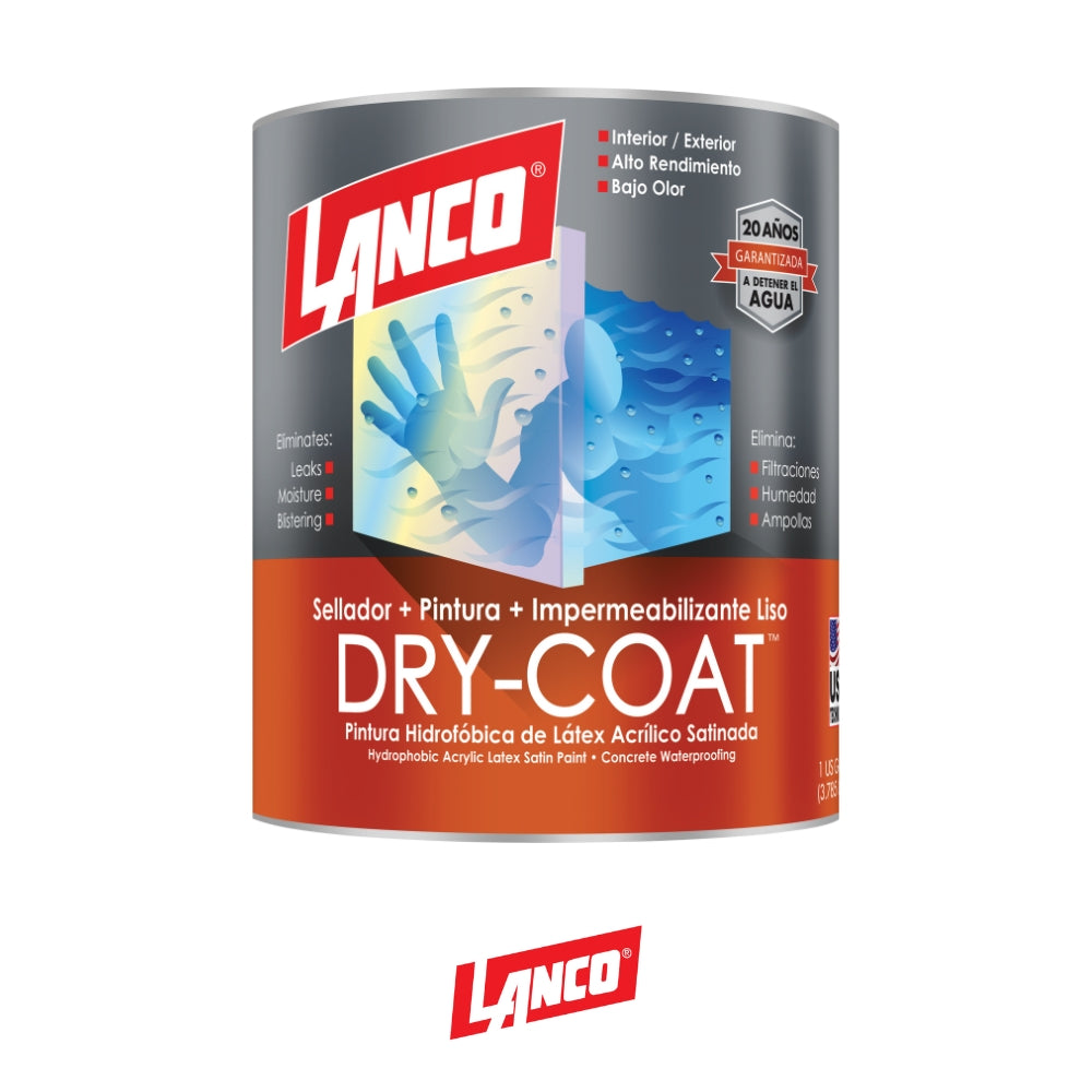 PINTURA DRY COAT SATIN ACCENT 1/4 GL DC3043-5 LANCO