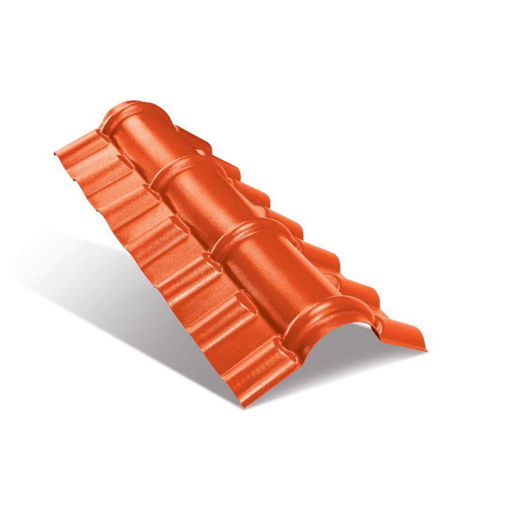 CABALLETE PARA TECHO DE UPVC 1.04m X 3mm ACABADO TERRA TK