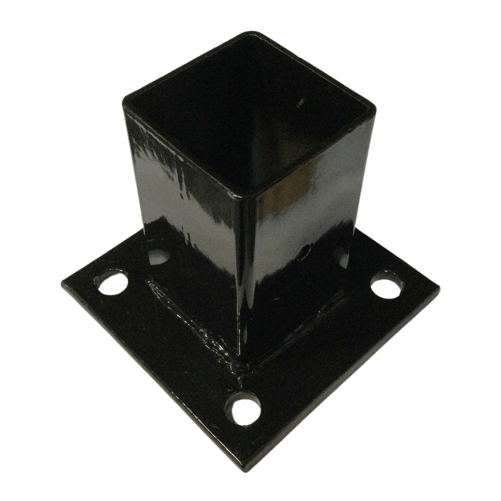 BASE METALICA PARA POSTE DEACERO COLOR NEGRO 79848