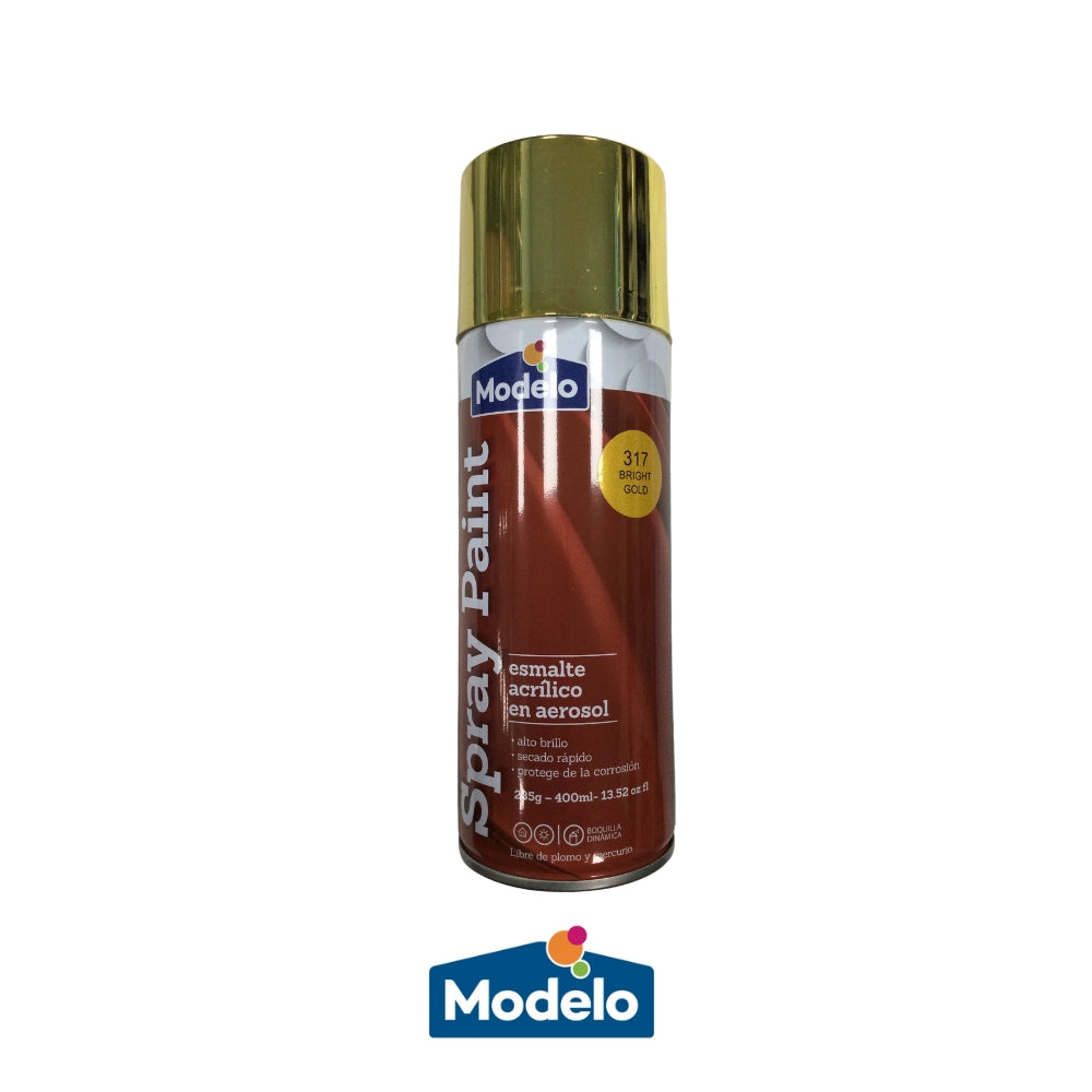 PINTURA SPRAY MODELO COLOR BRIGHT GOLD 502-8010861-40