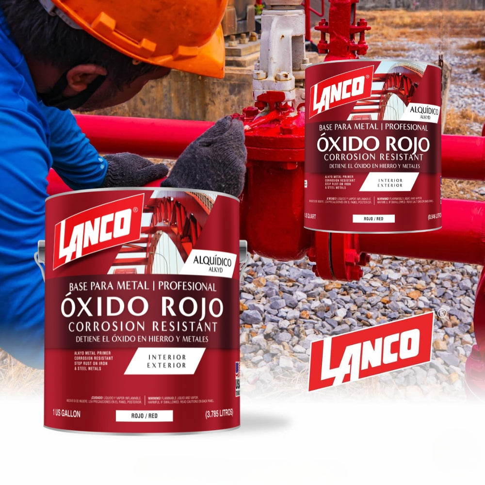 PINTURA MINIO ROJO PAINTERS PLUS GALON VA971-4 LANCO