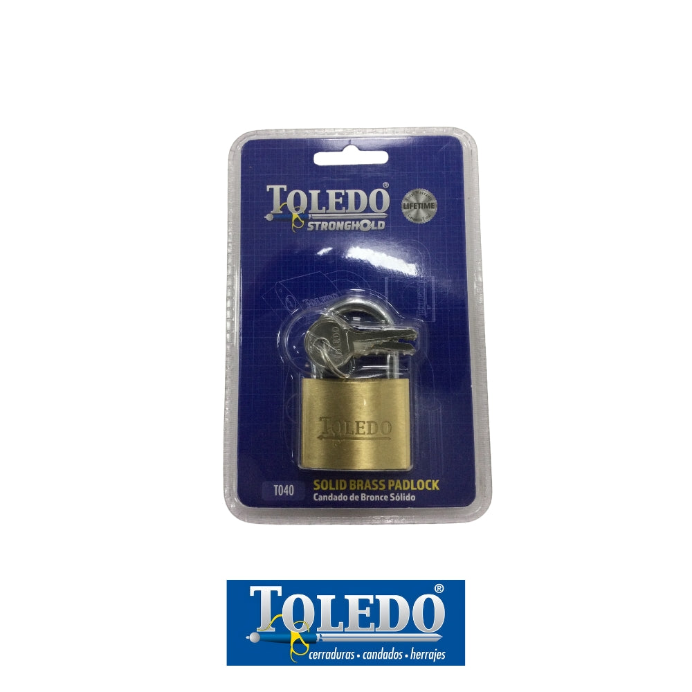 CANDADO DE 40MM SIST. DE BLOQUEO DOBLE TOLEDO TO40