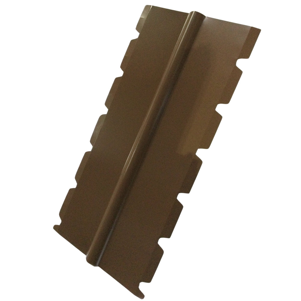 CABALLETE PARA LAMINA CANAL ANCHO TIPO F2 24 PULGADAS X 48 PULGADAS CALIBRE 26 GRAFITO
