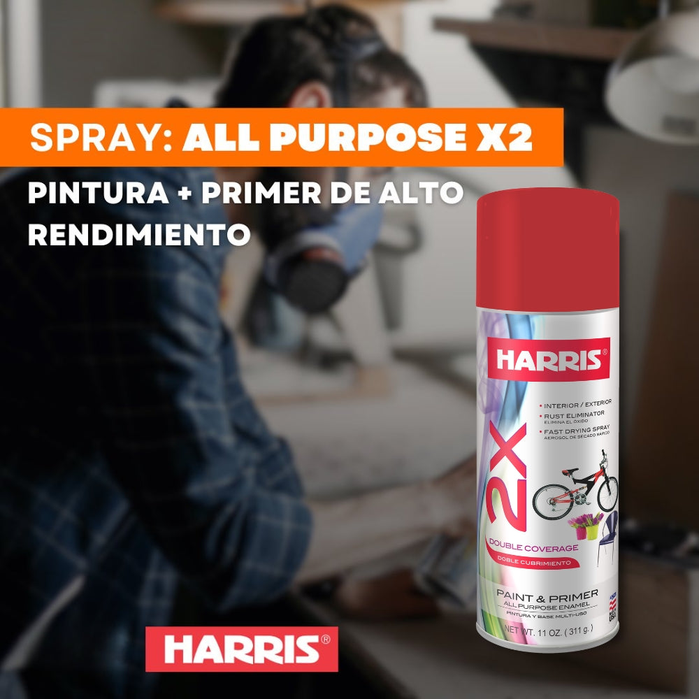 PINTURA DE SPRAY ROJO BRILLANTE 11 ONZAS 38110 HARRIS