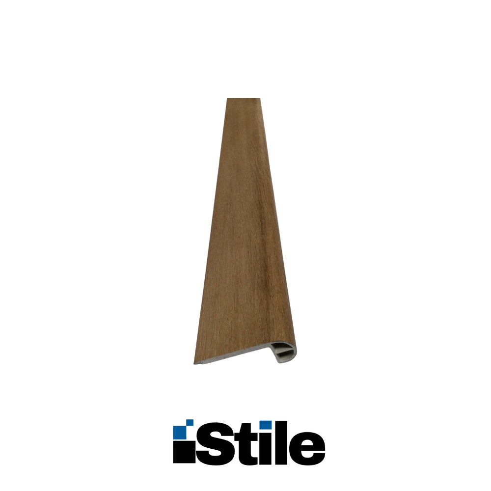 MOLDURA ESCALON PARA PISO PVC-SPC3009 2400X72X25MM