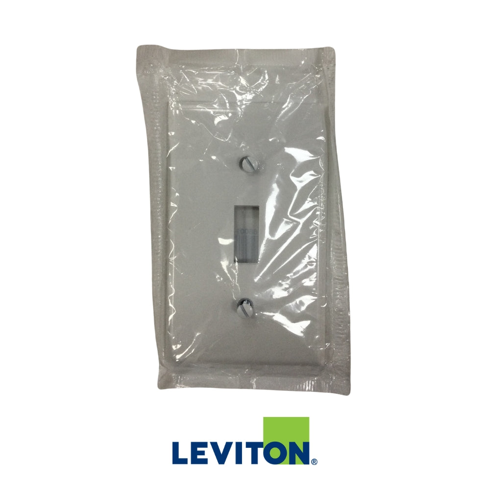 TAPA INTERRUPTOR SENCILLO BLANCA LEVITON