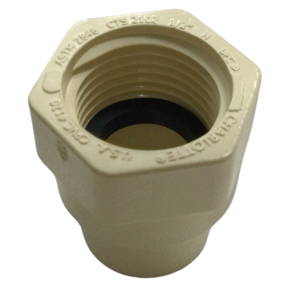 ADAPTADOR HEMBRA CPVC CTS 12MM-1/2 PULGADAS C/C