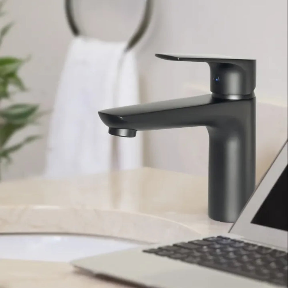 LLAVE MONOMANDO DE LAVAMANOS BAJO BLACK BM-VCJ168220AS