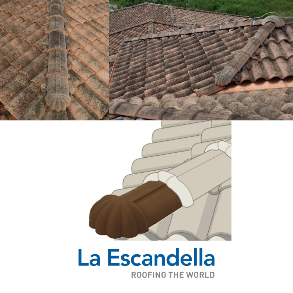 REMATE CUMBRERA TEJA ARCILLA MARRON ESCANDELLA (Q03MP)