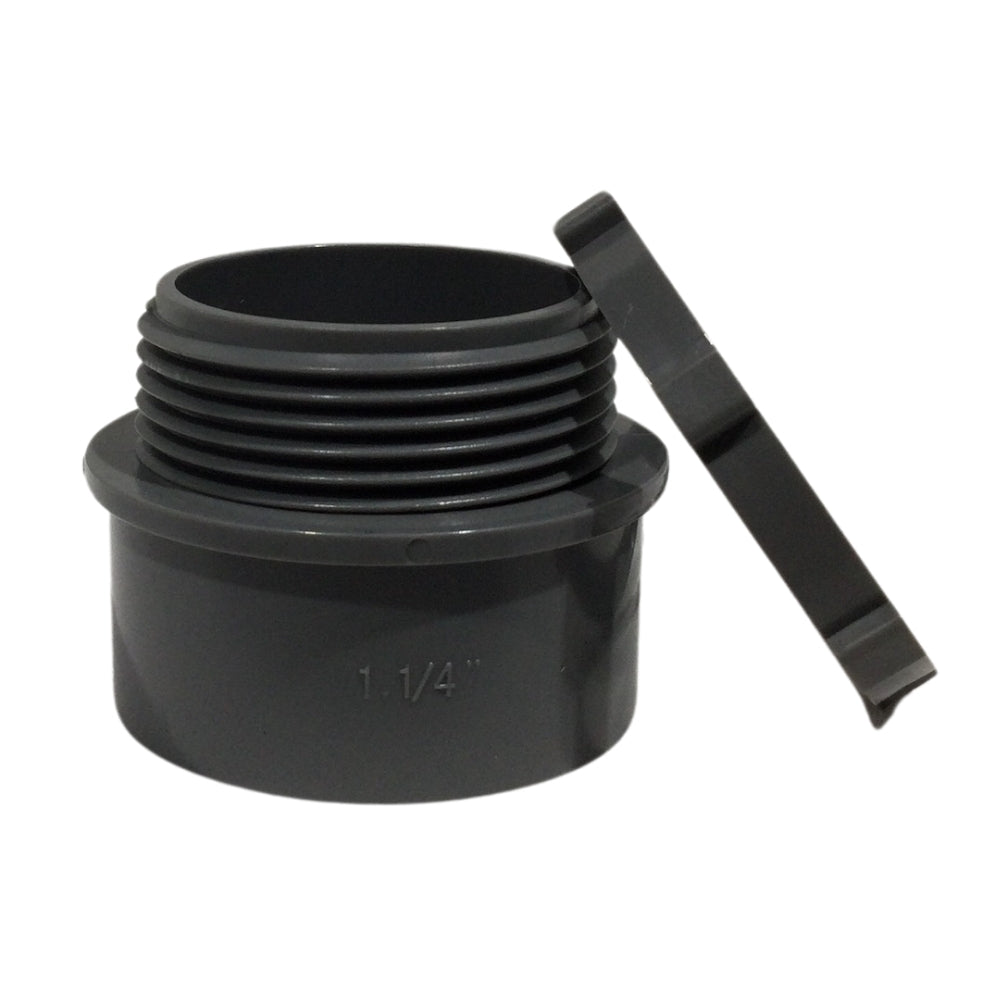 CONECTOR ELECTRICO PVC 31MM-1-1/4 PULGADAS C/C