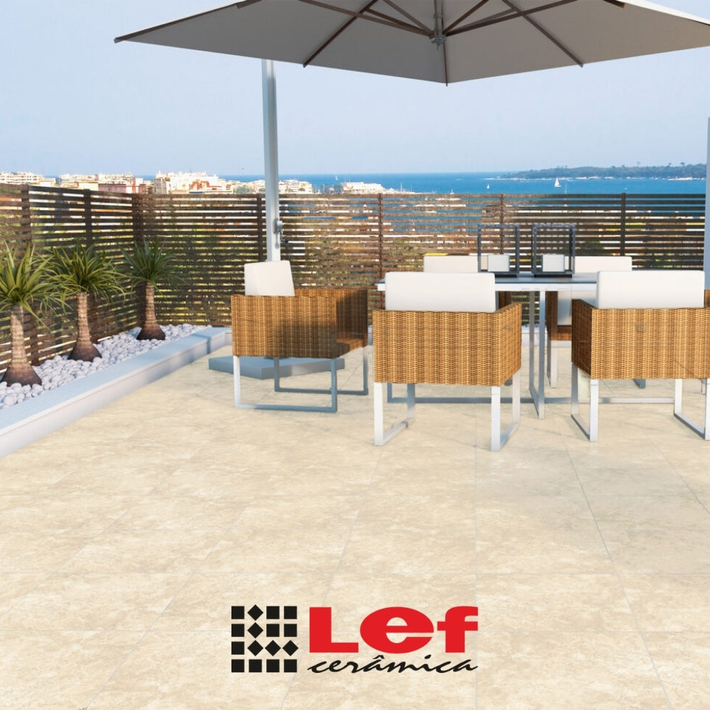 PISO CERAMICO LEF LF44414 TOSCANA BEGE 44X44CM 2.50M2/CAJA