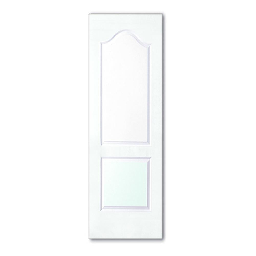 PUERTA PARA INTERIOR HDF 2 PANELES BLANCA (2X7)