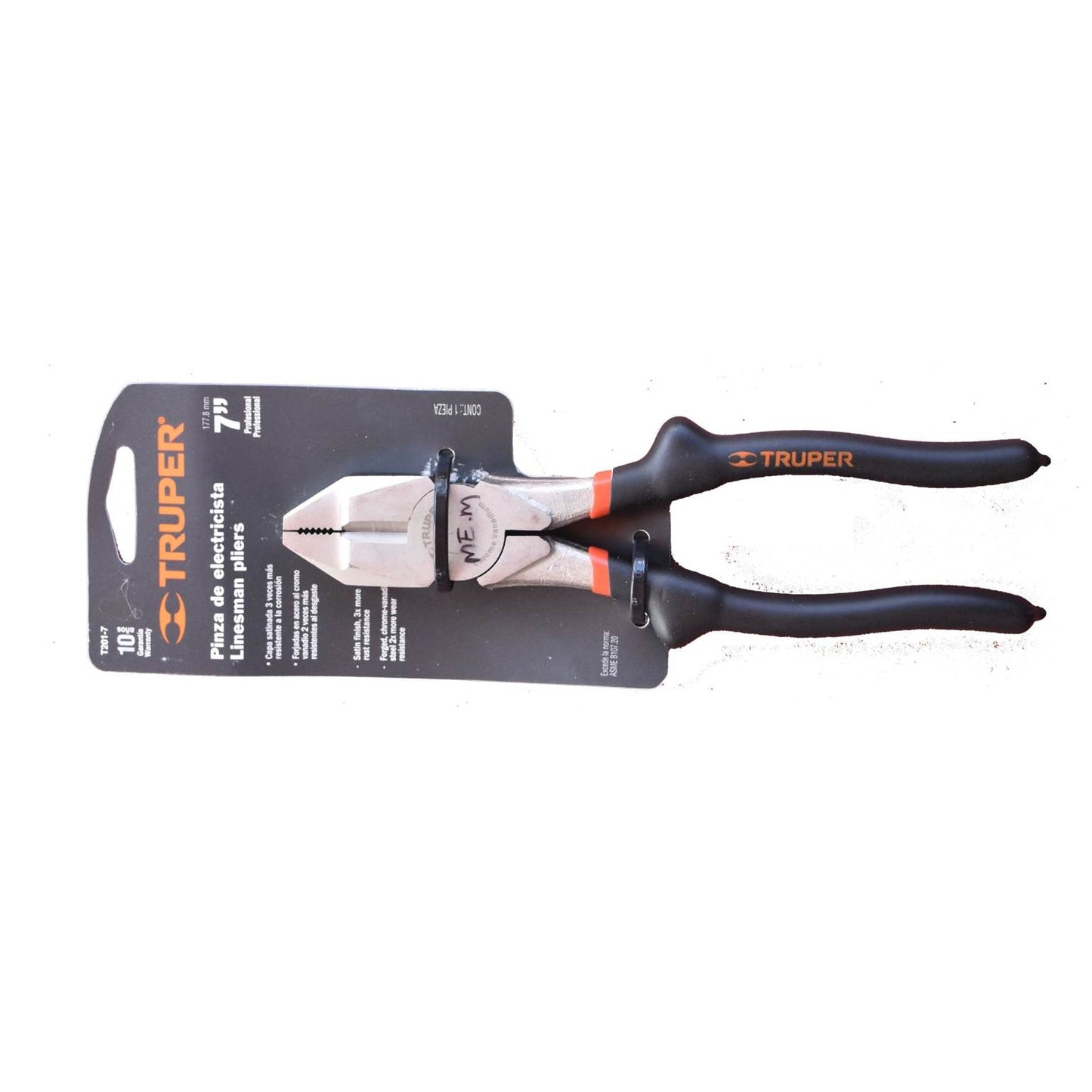 ALICATE ELECTRICISTA PROFESIONAL 7 PULGADAS TRUPER