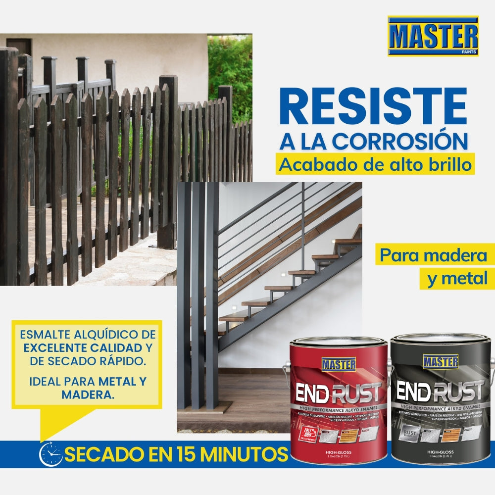 ESMALTE DE ACEITE ANTICORROSIVO BASE END RUST MTB GALON VV2734P MASTER