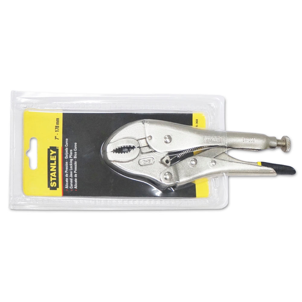 PINZA PRESION 7 PULGADAS CURVA STANLEY