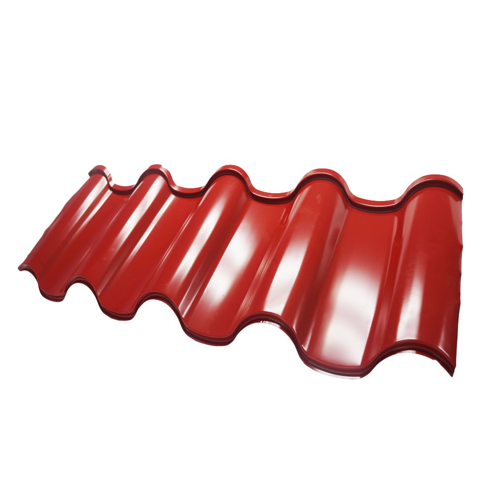 TEJA METALICA 8 GRADAS (10.08 PIES) ROJA TEJAGALA