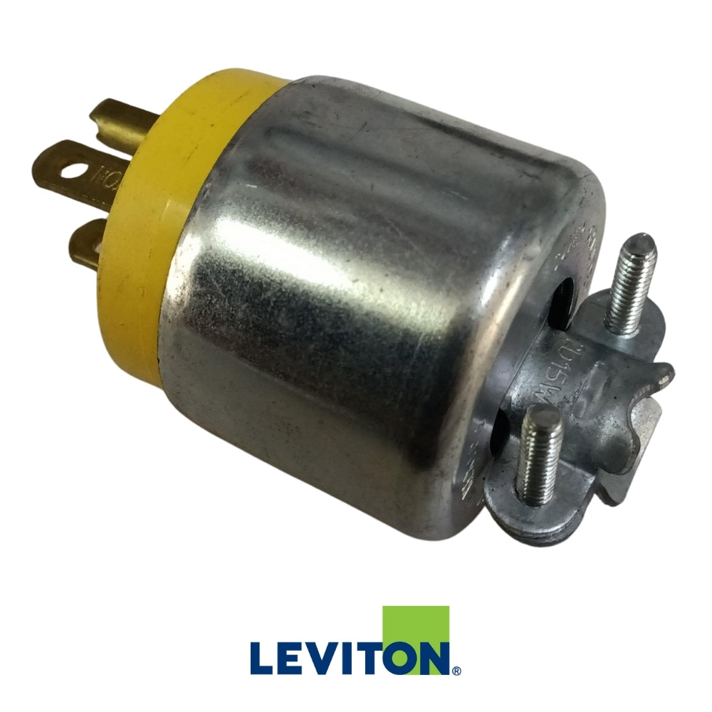 CONECTOR ELECTRICO MACHO BLINDADO 15A/125V 3 HILOS NEMA 5-15P (3201308)
