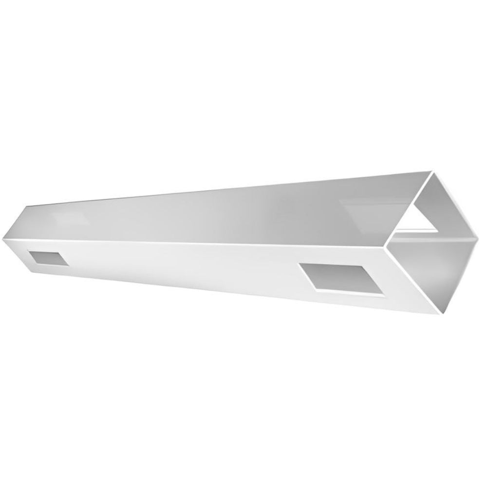 POSTE DE LINEA PARA CERCA UPVC ST001 5"X5"X102" BLANCO