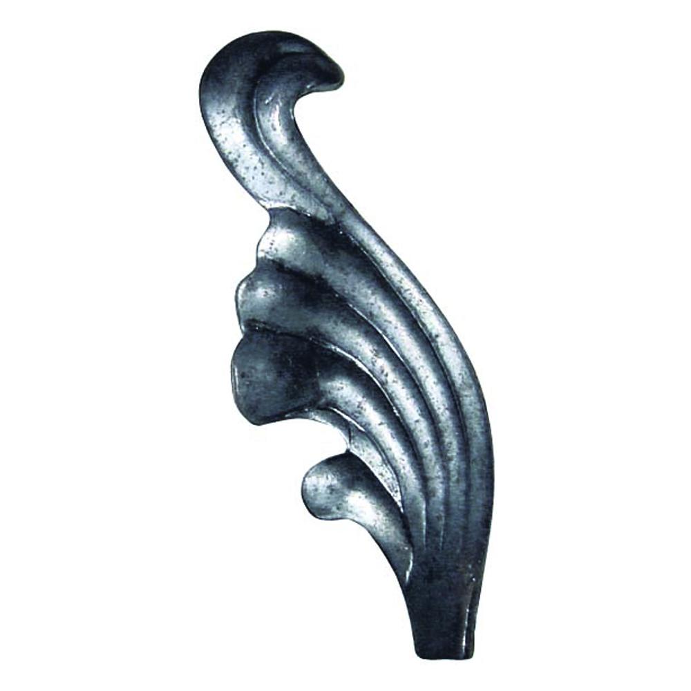 PETALO DE HIERRO FORJADO IZQUIERDO 4X40X110mm - 136/2