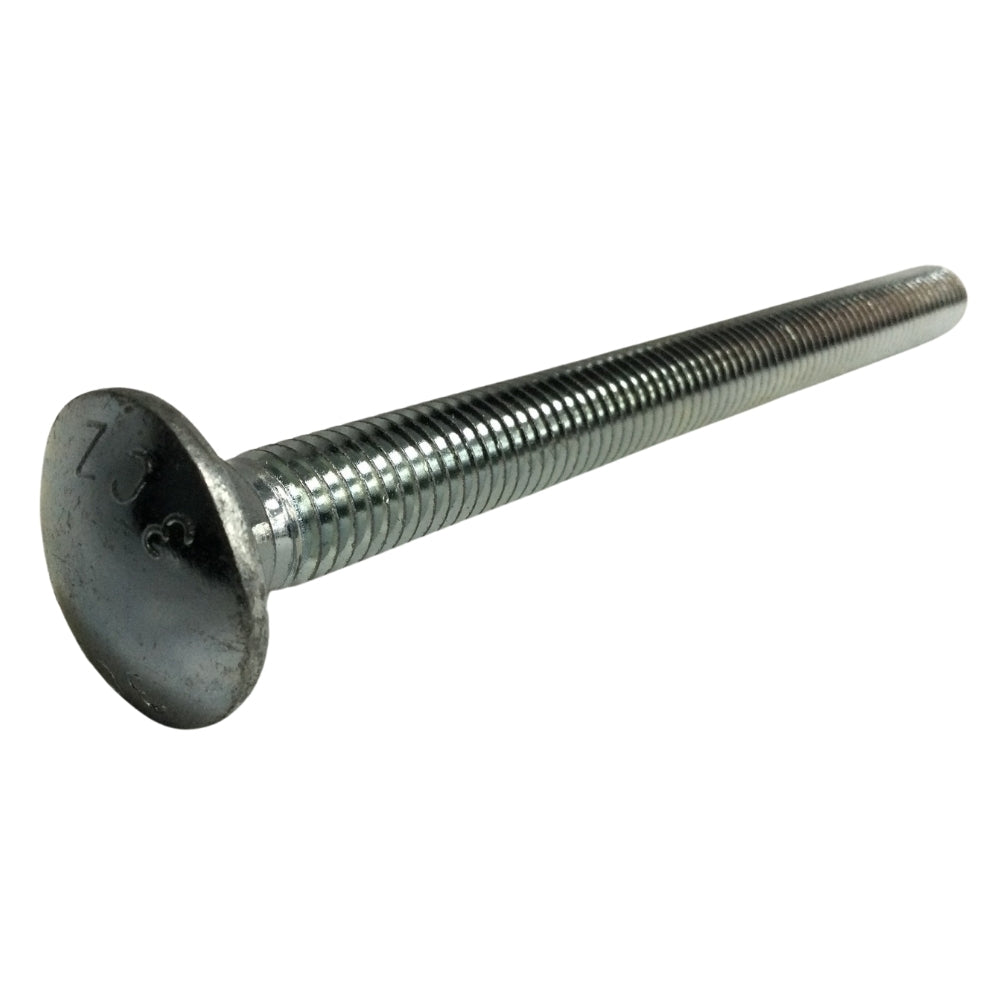 PERNO DE CARRUAJE ZINCADO ACERO GRADO 2 1/2 PULGADAS-13 x 6 PULGADAS ROSCA ESTANDAR