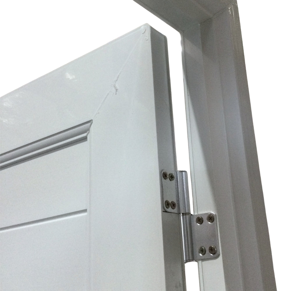 PUERTAS UPVC 2X7 CON MARCO 75MM BLANCO DERECHO PG04 CON BISAGRAS Y CERRADURA