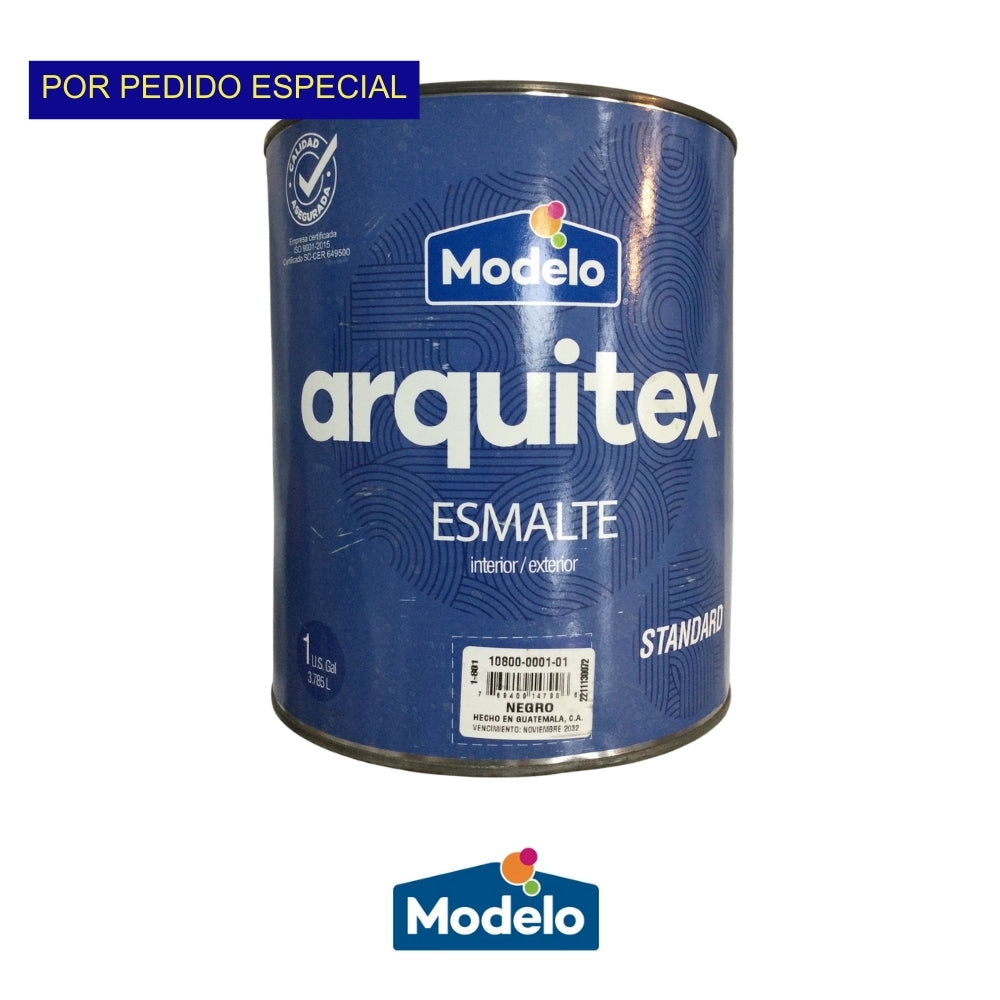 PINTURA ESMALTE ARQUITEX NEGRO GL 10800-0001-01 MODELO
