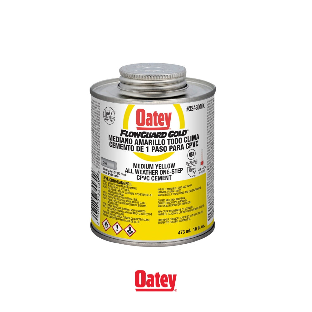 PEGAMENTO CPVC AGUA CALIENTE FLOWGUARD GOLD 1 PINTA OATEY