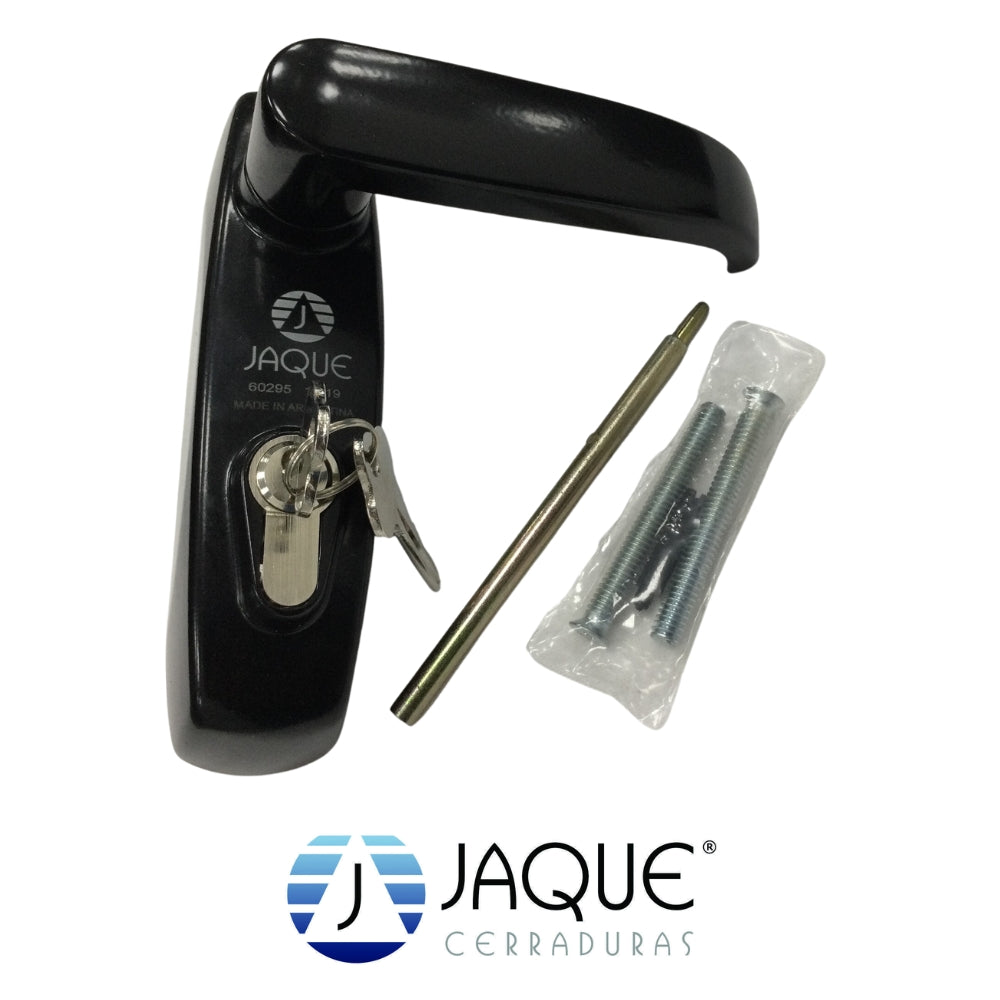 CERRADURA DE MANIJA PARA BARRA ANTIPANICO NEGRO