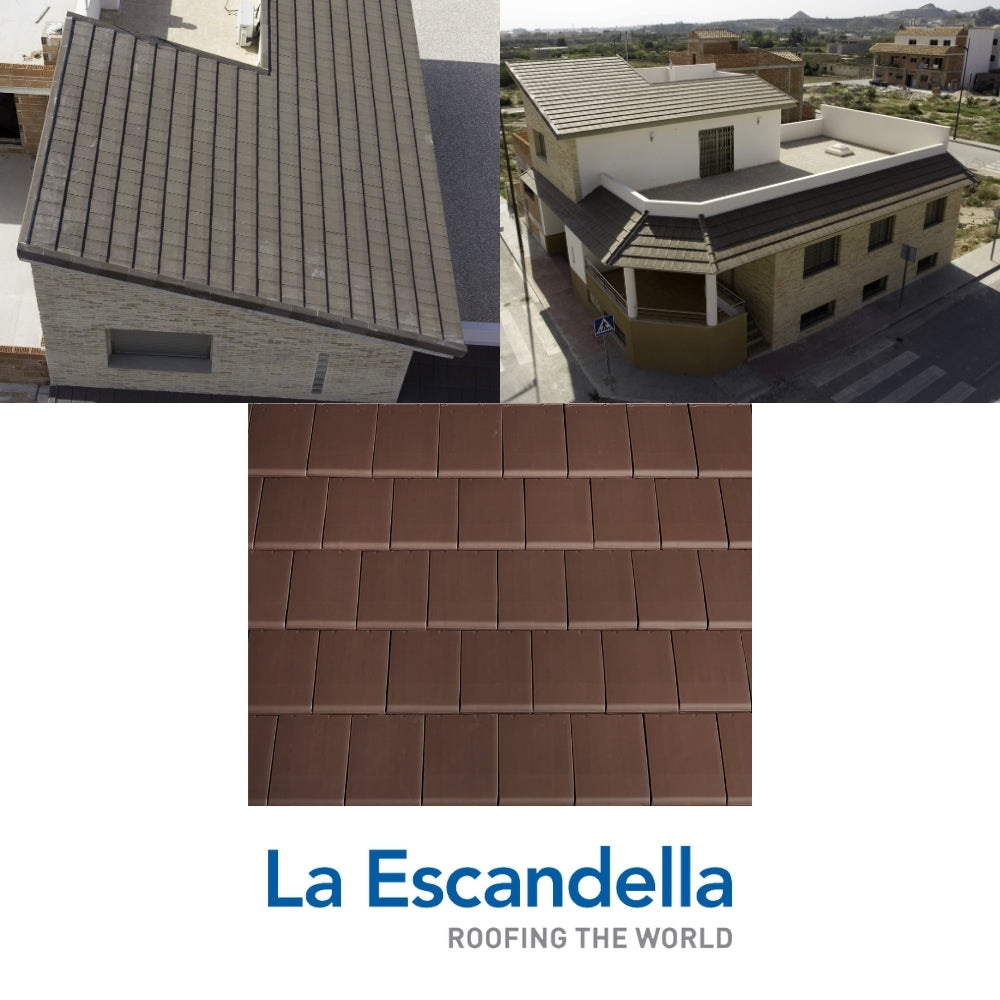 TEJA PLANUM MARRON KLINKER ESCANDELLA TIMK
