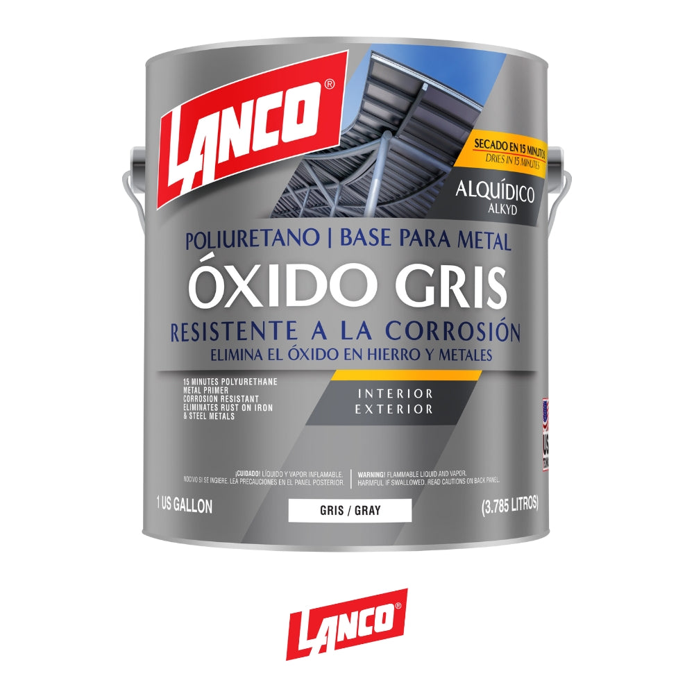 Cornix LP シルバー PINTURA METAL PRIMER GRIS 15 MIN GALON MM225-4 LANCO