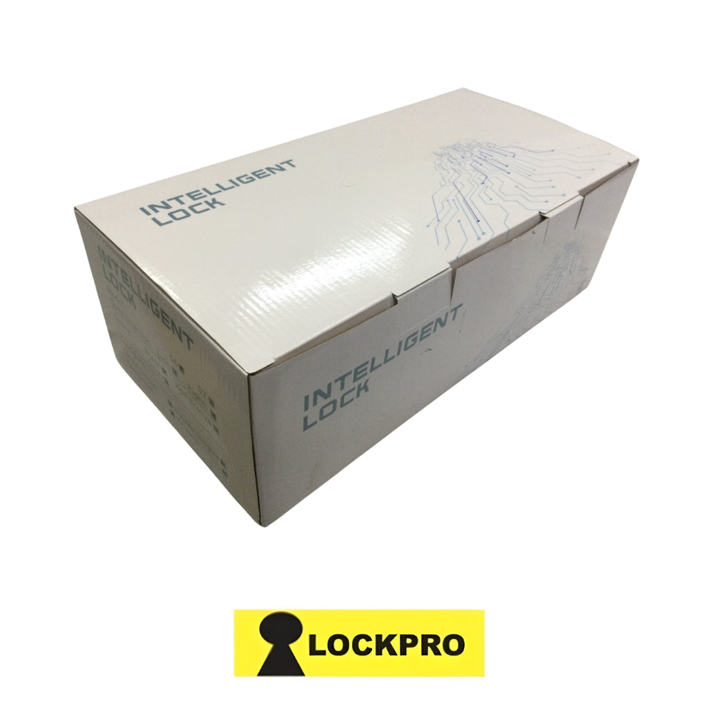 CERRADURA INTELIGENTE BIOMETRICA NEGRA DIGITAL 5 METODOS DE APERTURA HR-06 LOCKPRO