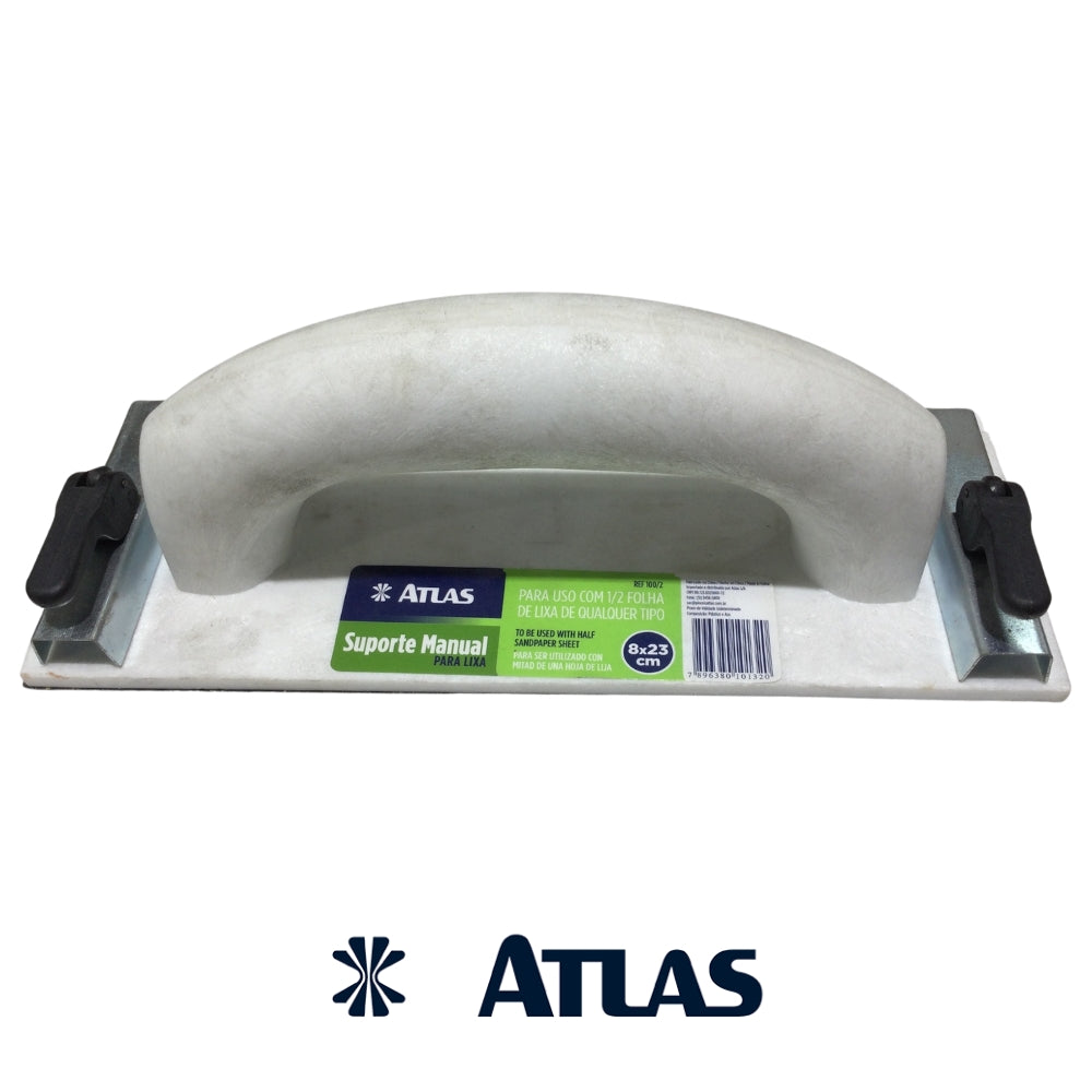 LIJADORA MANUAL PARA GYPSUM BLANCA 7 PULGADAS ATLAS