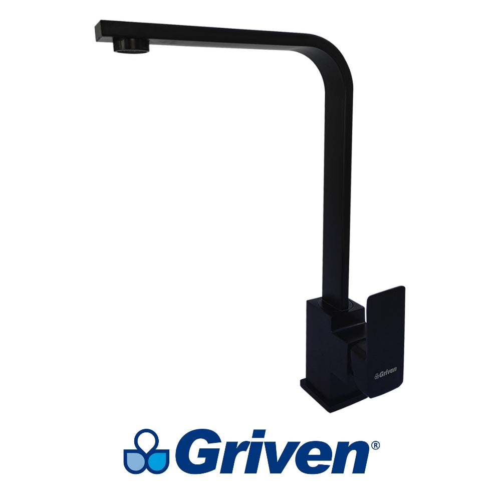 LLAVE MONOMANDO DE FREGADOR NEGRO GRIVEN A367-BF603-3-8