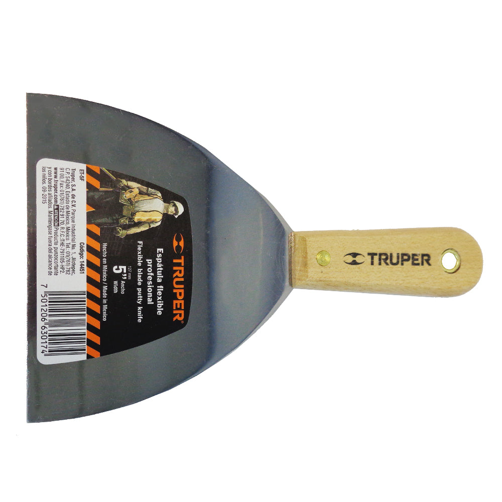 ESPATULA PROFESIONAL 5 PULGADAS FLEXIBLE TRUPER