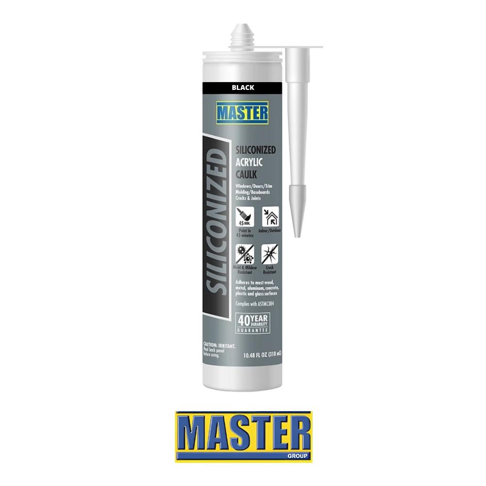 SILICONIZED ACRYL CAULK BLACK VV6006P MASTER