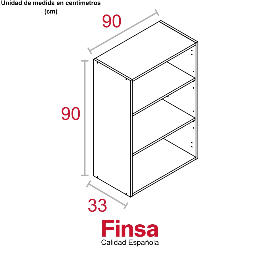 MODULO SUPERIOR PRO 900 x 900 x 330 ALUMINIO RH
