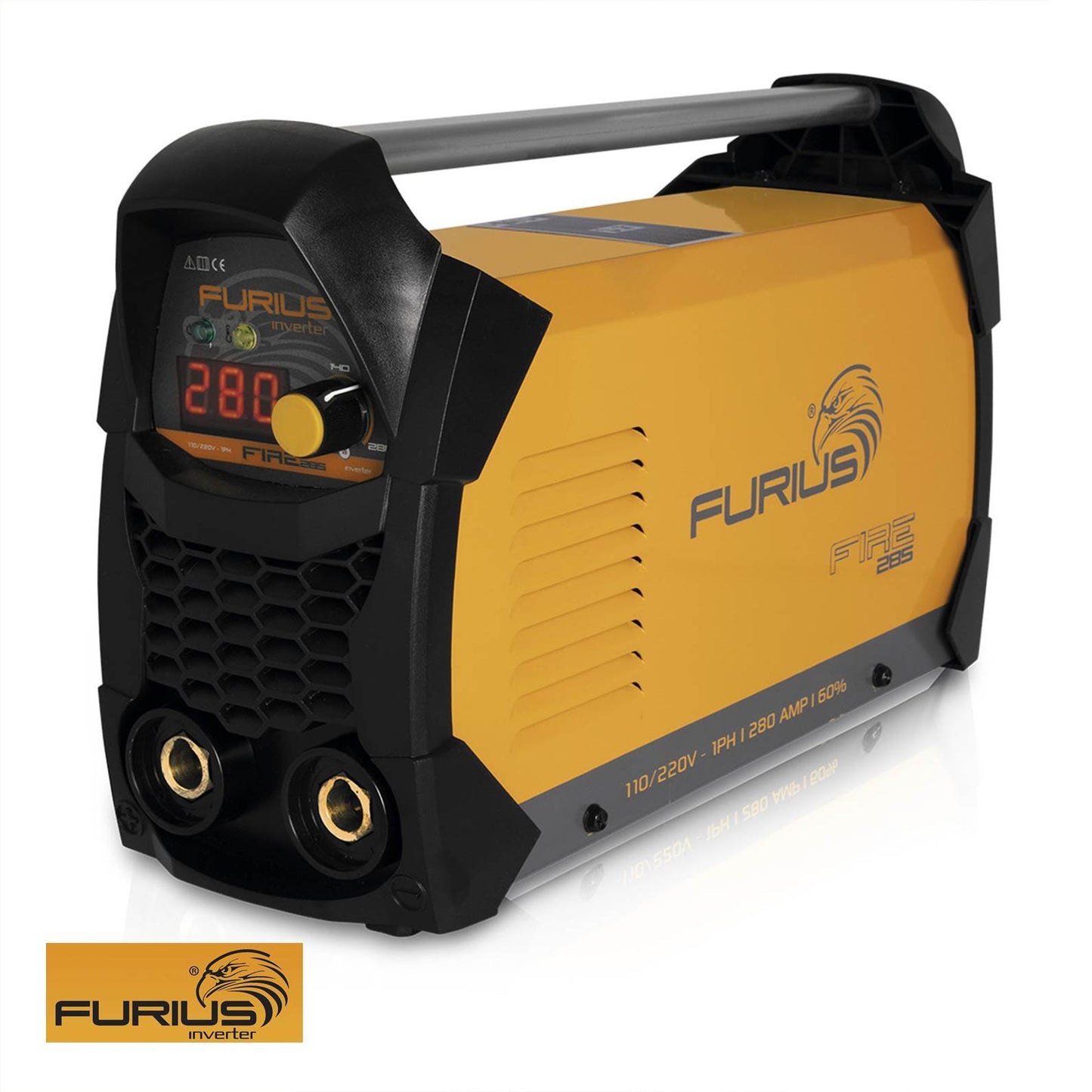 MAQUINA DE SOLDAR FURIUS FIRE 280A 110/220V CON ACCESSORIOS