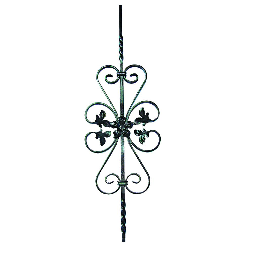 PANEL DE HIERRO FORJADO 260X1000X12mm - 1753/6