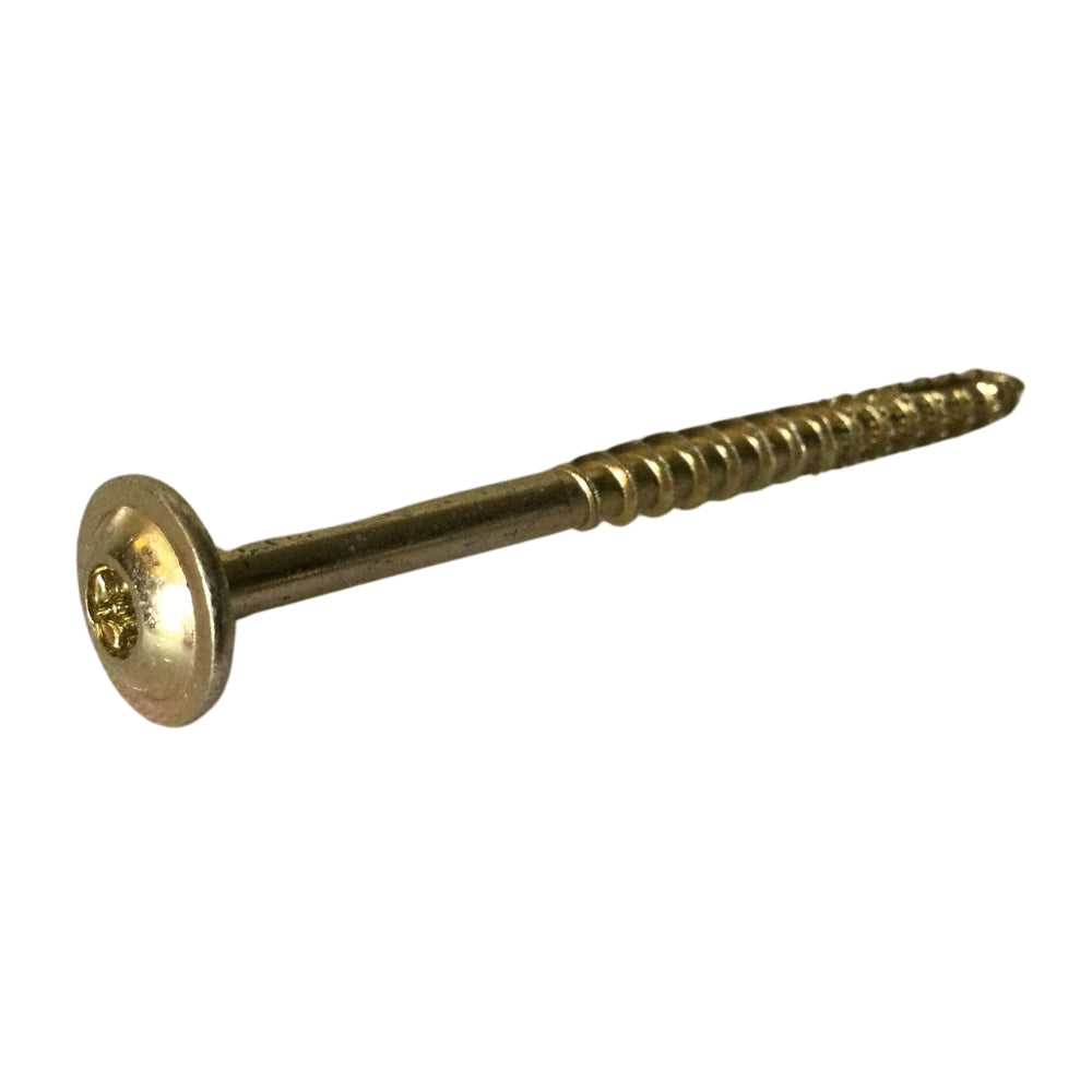 TORNILLO DE GABINETE ZINC AMARILLO #9 x 2-1/2 PULGADAS 09324